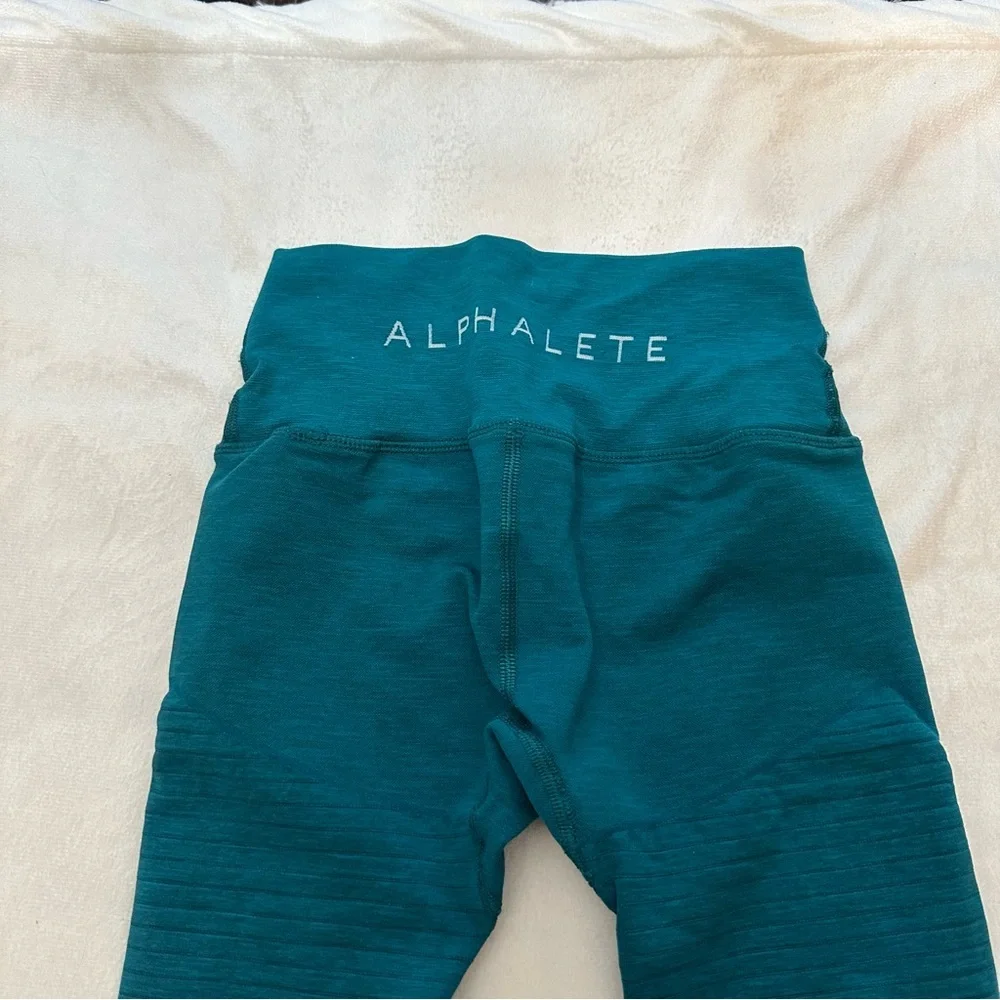 Alphalete Deep Teal Pull On Leggings Size XS 51483 - Picture 3 of 9